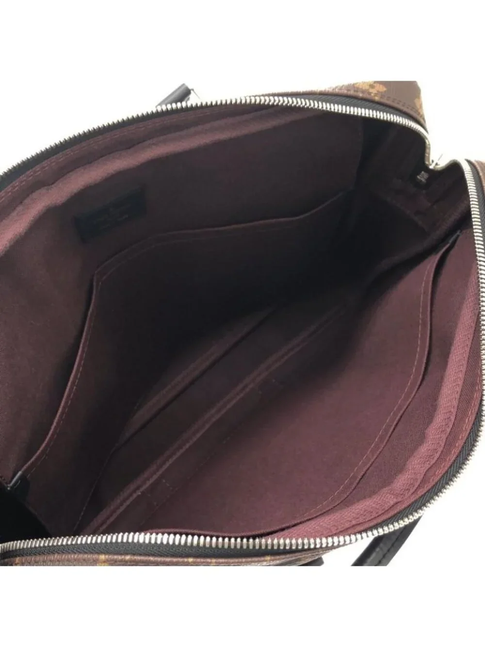 Louis Vuitton Monogram Macassar Porte Document Voyage PM Bag